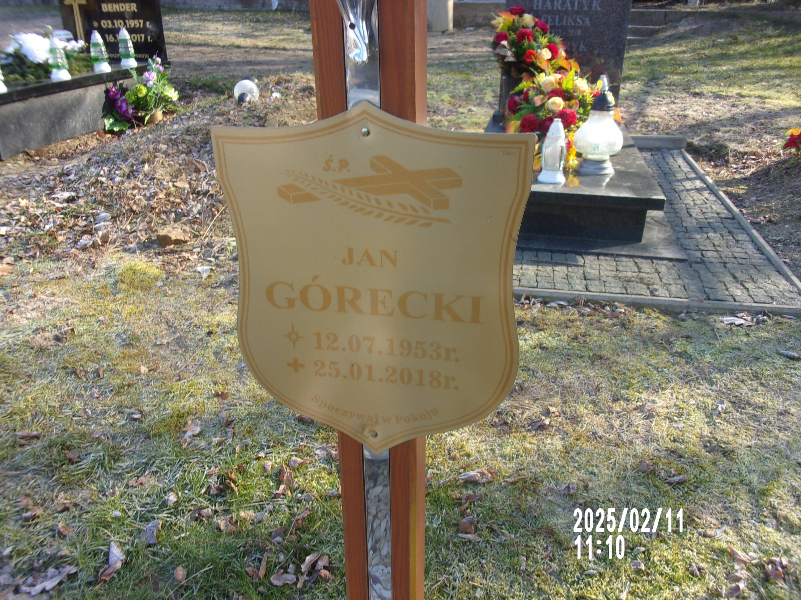 Jan Górecki 1953 Zgorzelec - Grobonet - Wyszukiwarka osób pochowanych