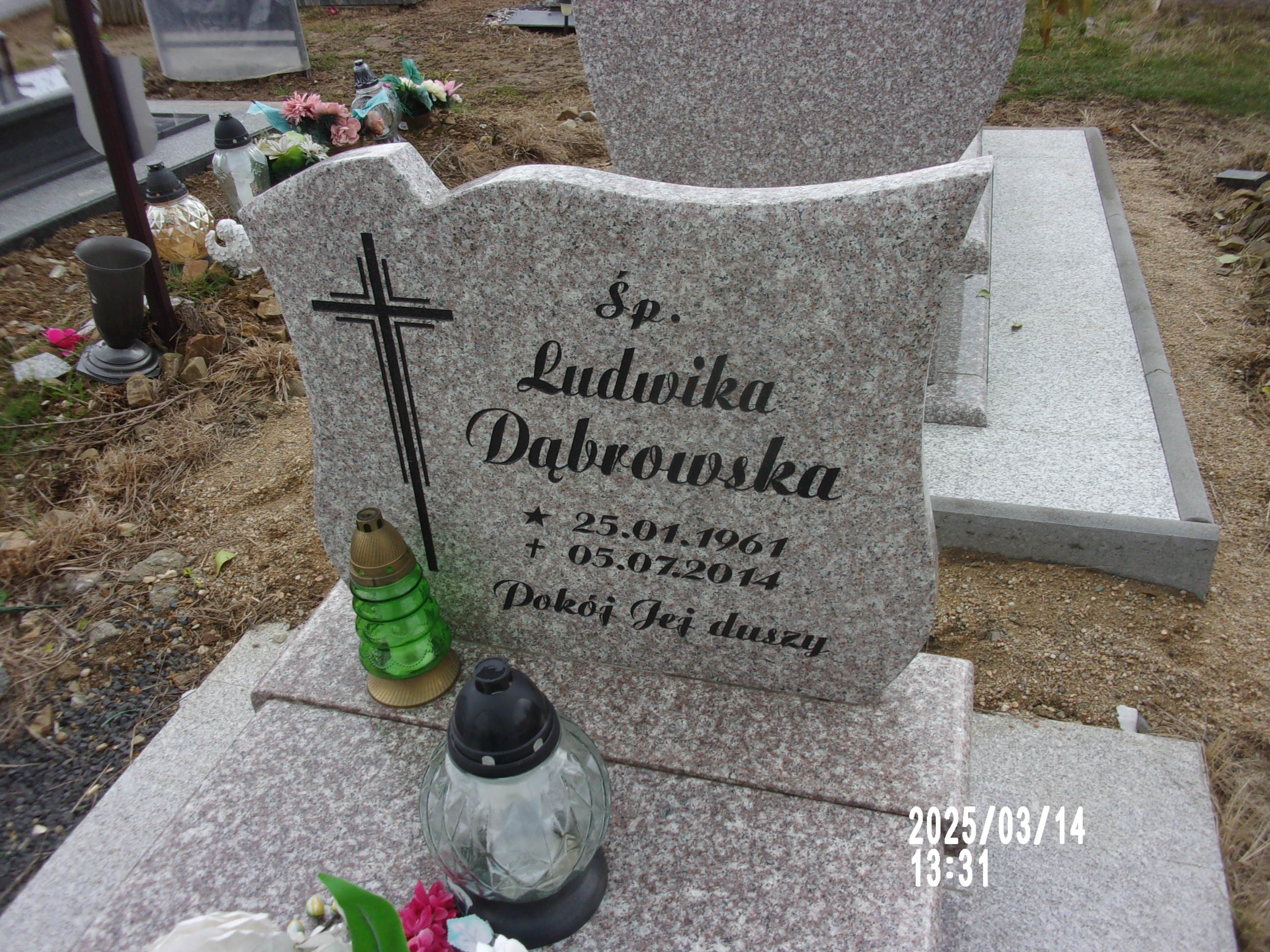 Ludwika Dąbrowska 1961 Zgorzelec - Grobonet - Wyszukiwarka osób pochowanych