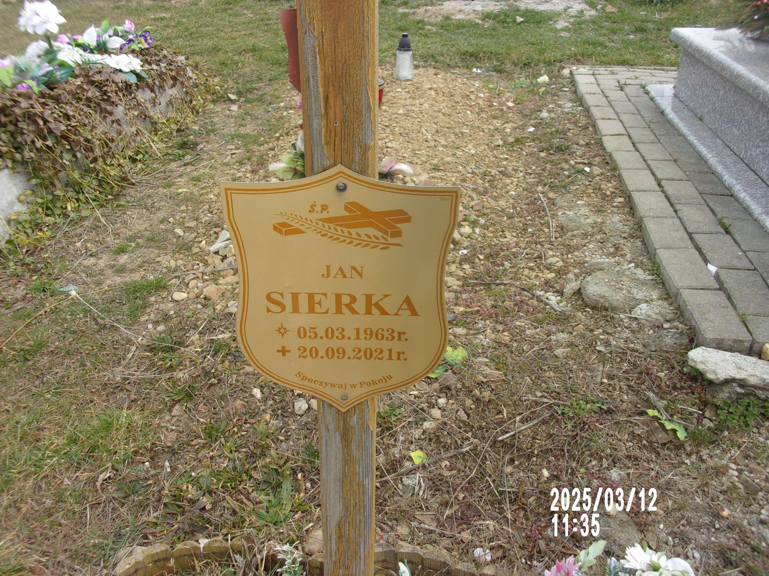 Grób Jan Sierka