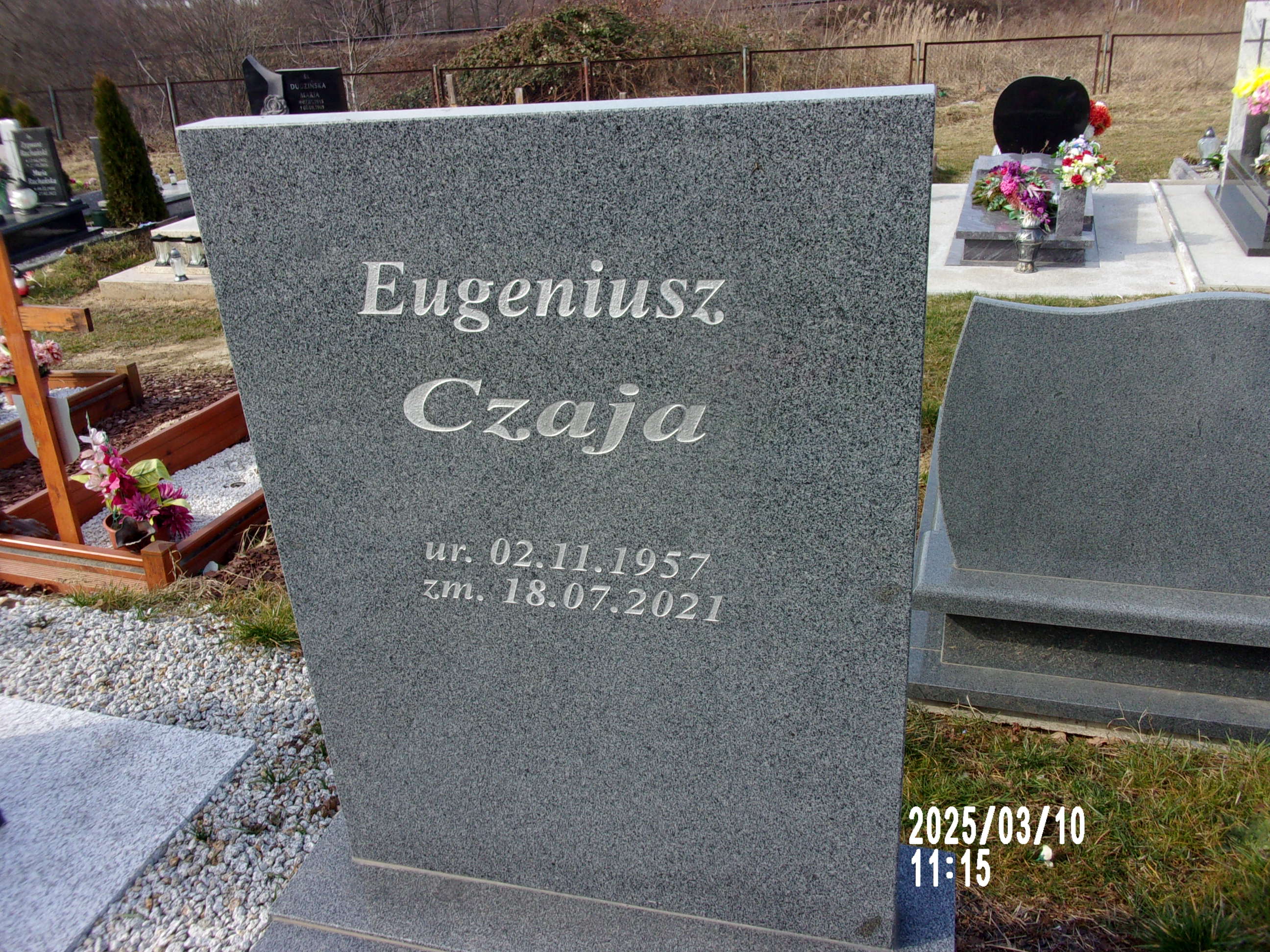 Eugeniusz Czaja 1957 Zgorzelec - Grobonet - Wyszukiwarka osób pochowanych