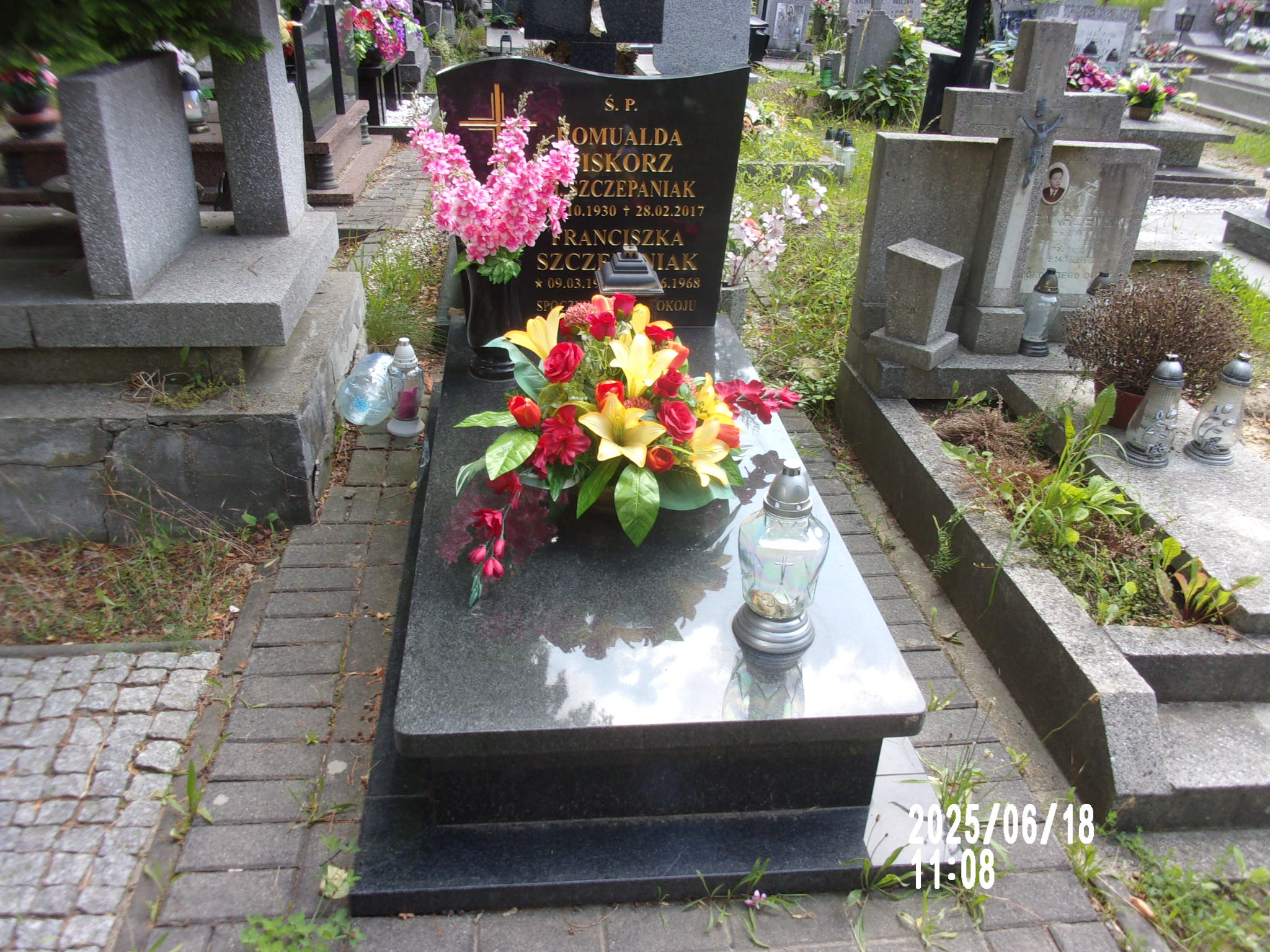 Grób Franciszka Szczepaniak