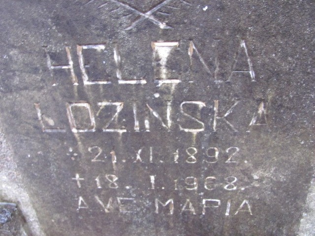 Helena Łozińska 1892 Zgorzelec - Grobonet - Wyszukiwarka osób pochowanych