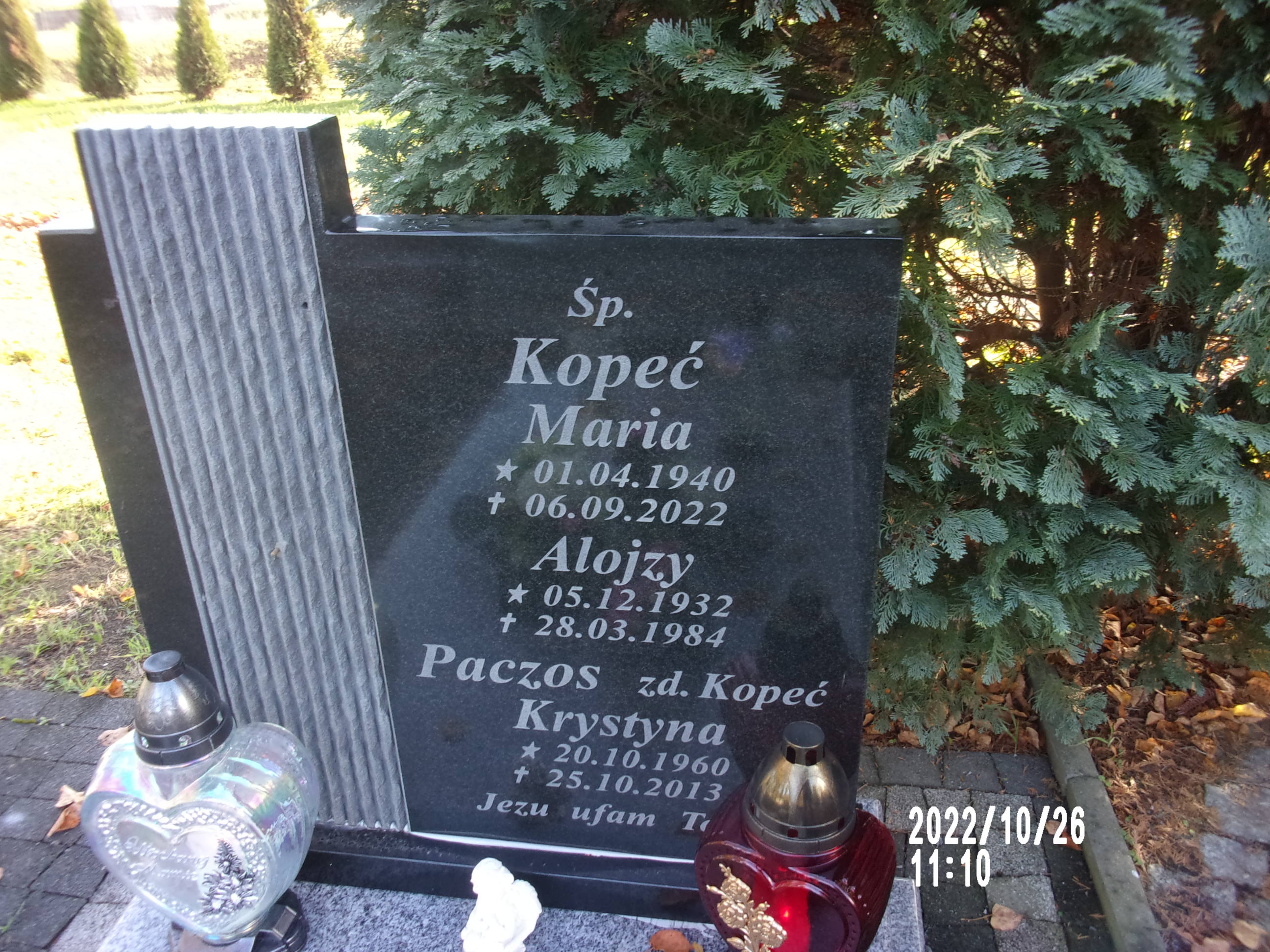 Maria Kopeć 1940 Zgorzelec - Grobonet - Wyszukiwarka osób pochowanych