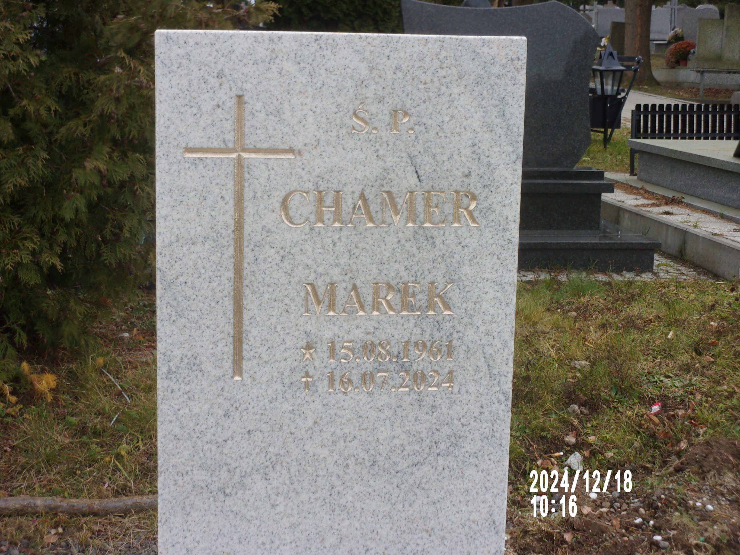 Marek Chamer 1961 Zgorzelec - Grobonet - Wyszukiwarka osób pochowanych