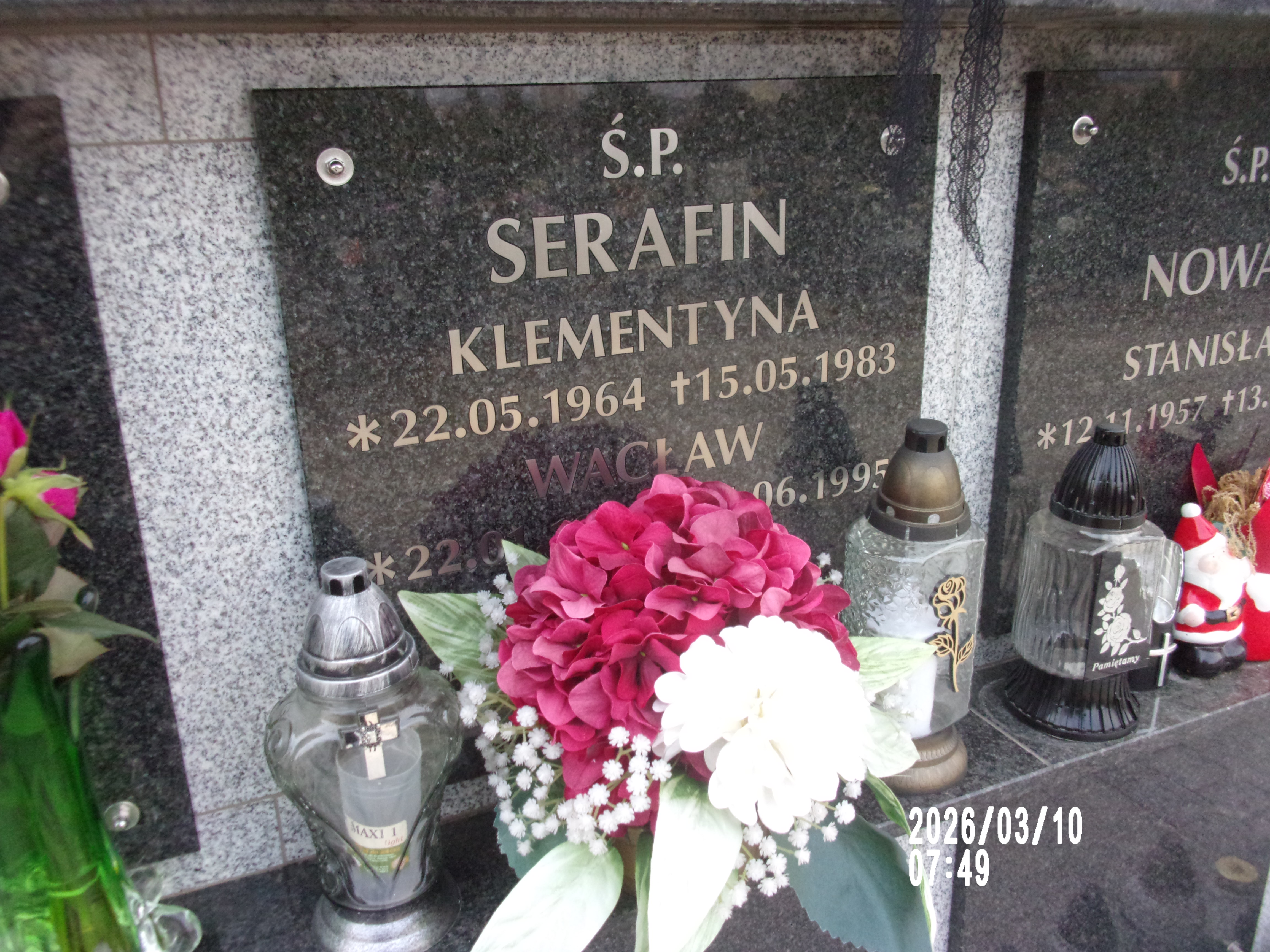 Klementyna Serafin 1964 Zgorzelec - Grobonet - Wyszukiwarka osób pochowanych