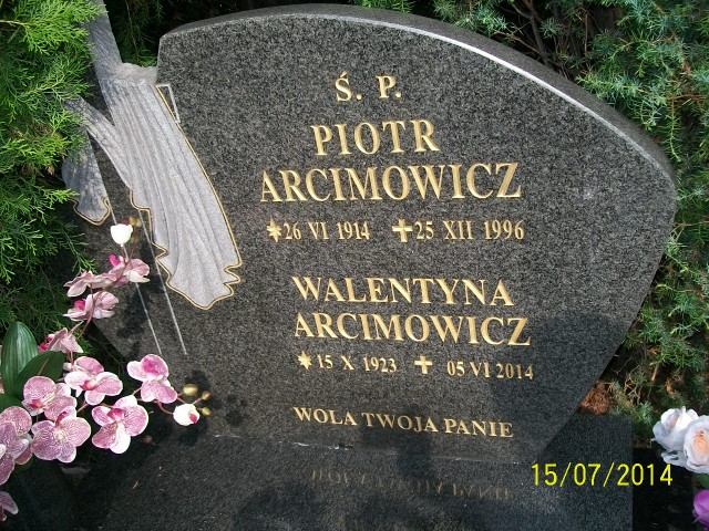 Piotr Arcimowicz 1914 Zgorzelec - Grobonet - Wyszukiwarka osób pochowanych